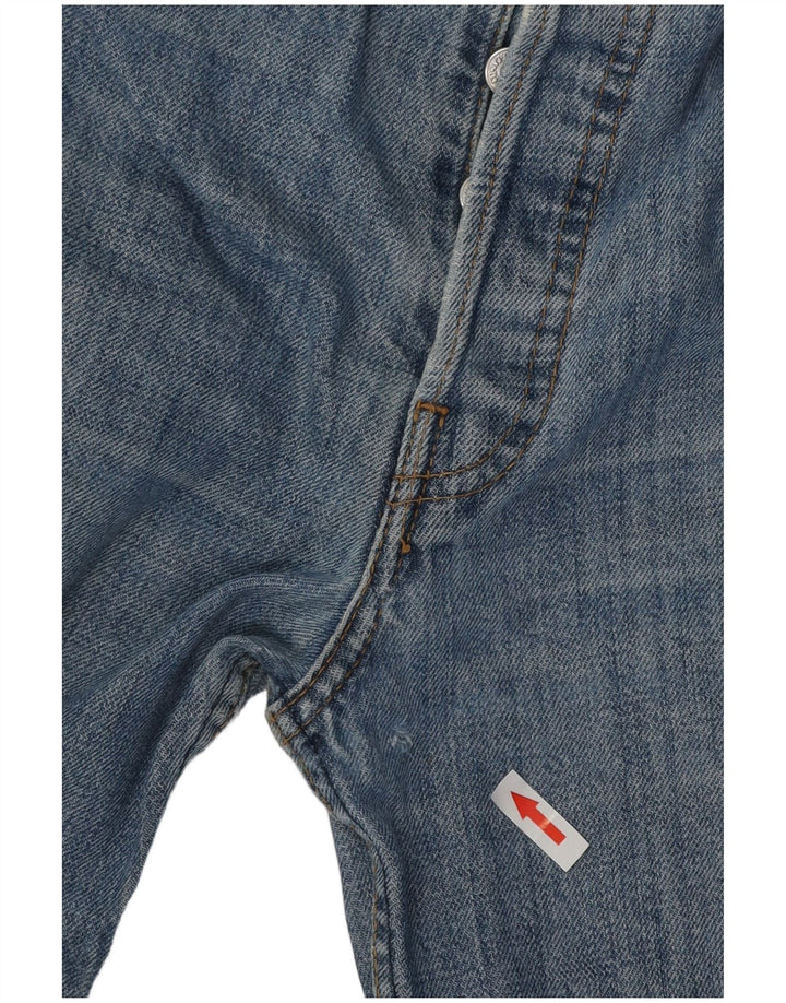 Levi's Masculino 501 Straight Jeans W38 L30 Azul Algodão
