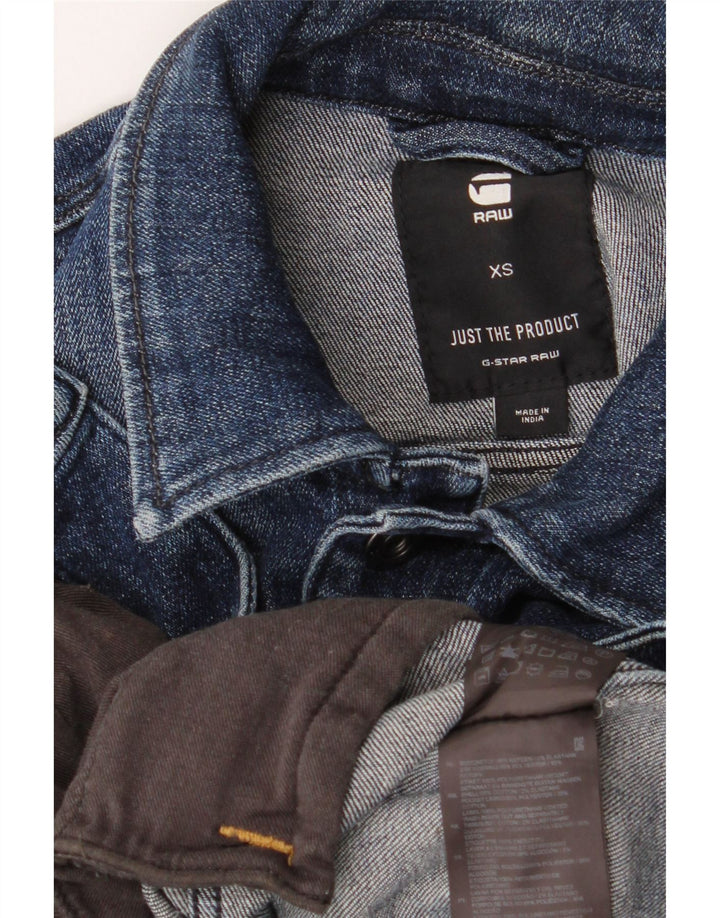 Jaqueta jeans feminina G-STAR UK 6 XS azul marinho algodão