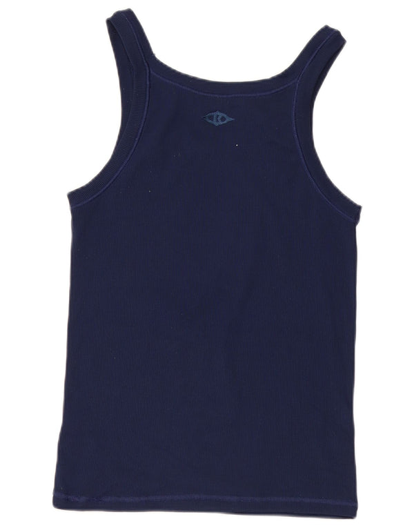 Colete feminino Killer Loop Top UK 8 pequeno azul marinho poliamida