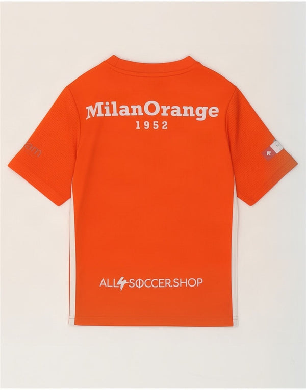 Camiseta Adidas Boys Aeroready Graphic Top 9-10 Anos Laranja Poliéster