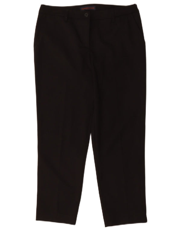 Calça feminina casual reta Trussardi W32 L25 preta
