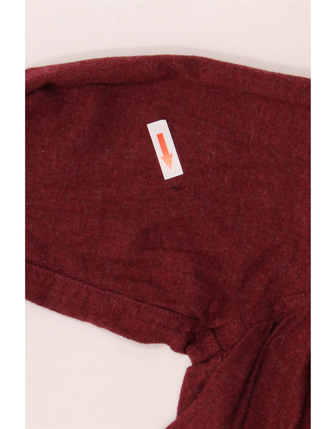 Camisa feminina grande EDDIE BAUER Reino Unido 10 algodão marrom pequeno