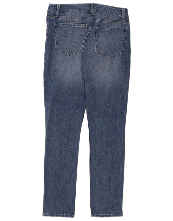 Wrangler Jeans feminino slim US 10 grande W30 L29 algodão azul