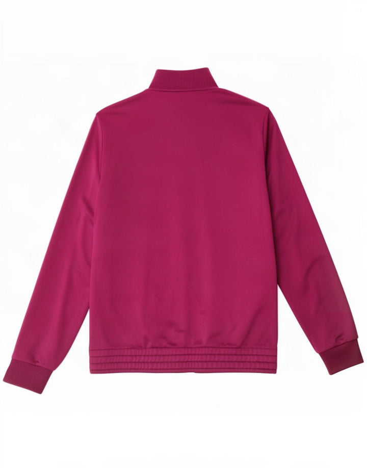 Puma Womens Tracksuit Top Jacket UK 12 Médio Roxo Poliéster