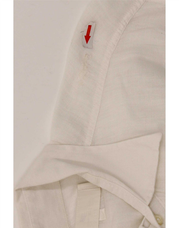 Camisa masculina Etro 2XL linho branco