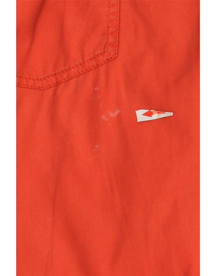 Shorts cargo feminino Marks & Spencer Reino Unido 14 grande W34 algodão laranja