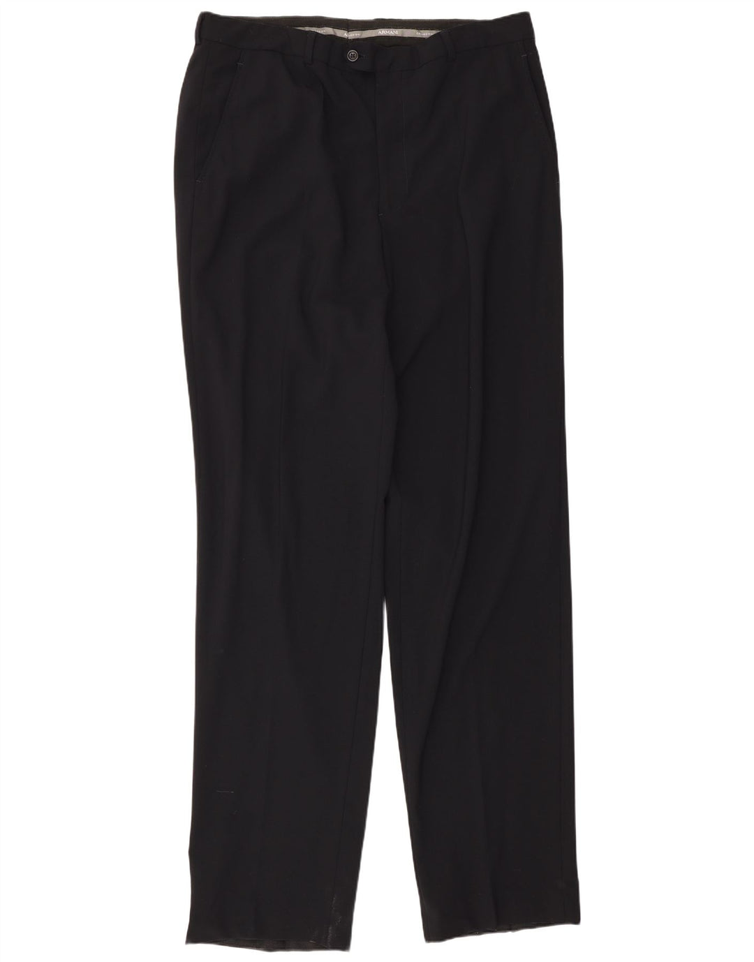 Calça de terno reto masculino Armani W34 L36 preta