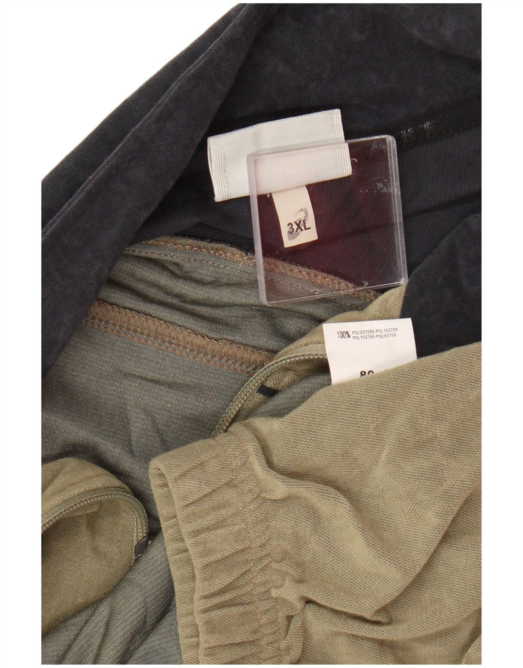 Asics Mens Treino Top Jacket 3XL Khaki Colourblock Poliéster
