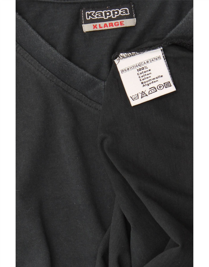 Camiseta masculina Kappa Top XL algodão preto