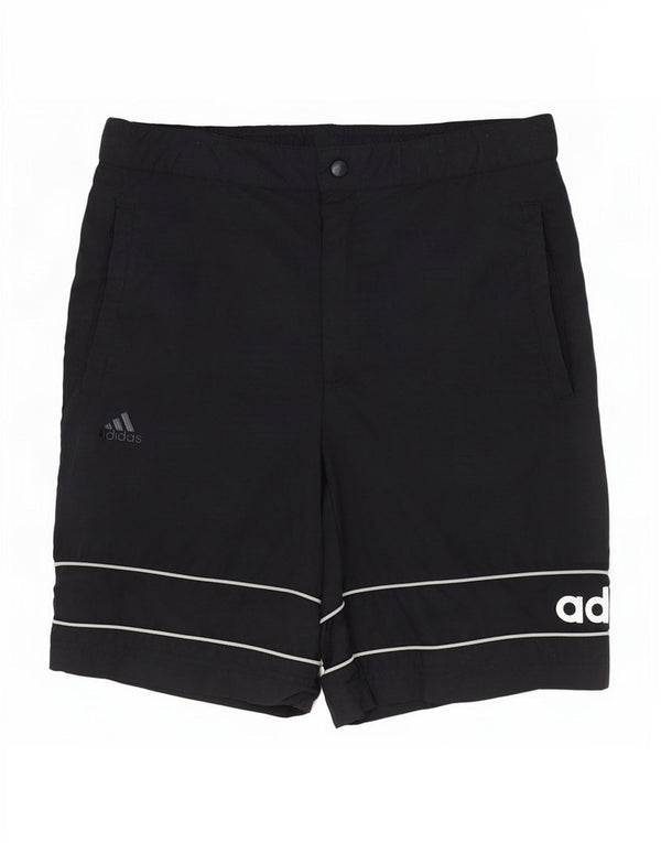 Adidas Mens Graphic Casual Shorts W32 Médio Preto Poliéster