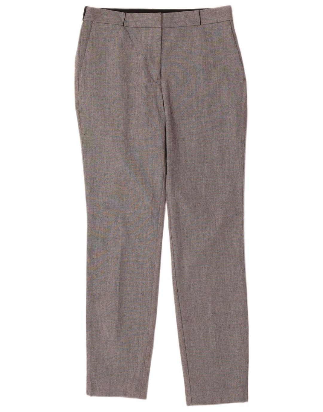 Calça feminina Zara Slim Suit médio W28 L28 cinza