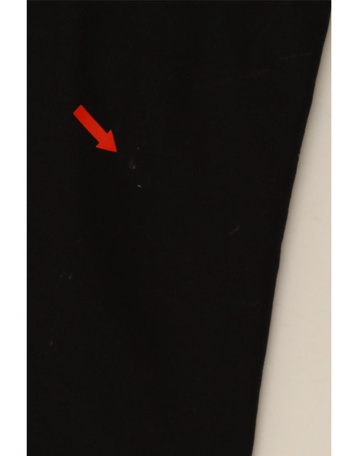 Adidas masculino climalite calças de treino joggers grande poliéster preto