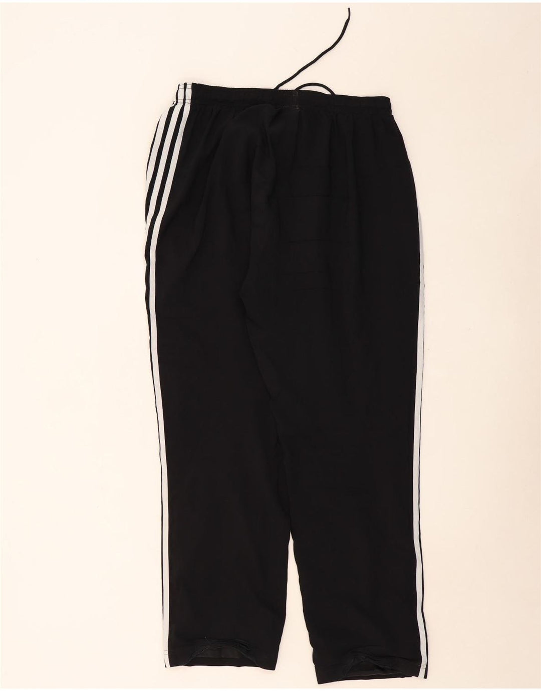 Calças de treino masculinas ADIDAS UK 48/50 XL poliéster preto