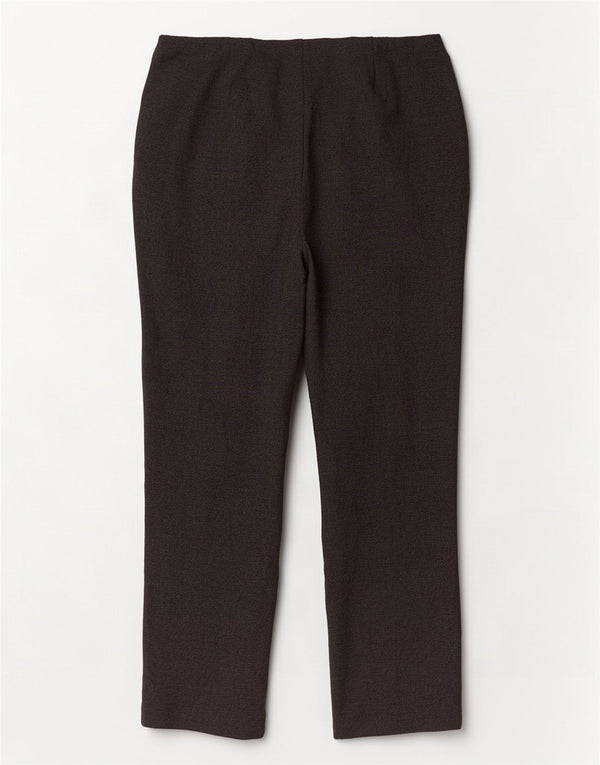 Calça feminina reta casual Marks & Spencer Reino Unido 14 grande W32 L27 preta