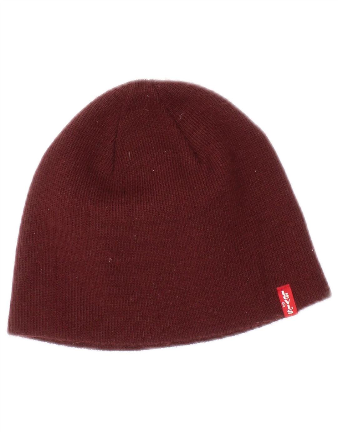 Gorro Feminino Levi's Pequeno/Médio Bordô Acrílico