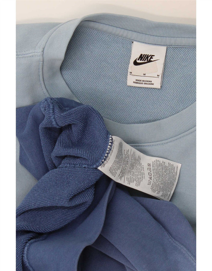 Moletom masculino Nike Jumper médio azul tie dye algodão