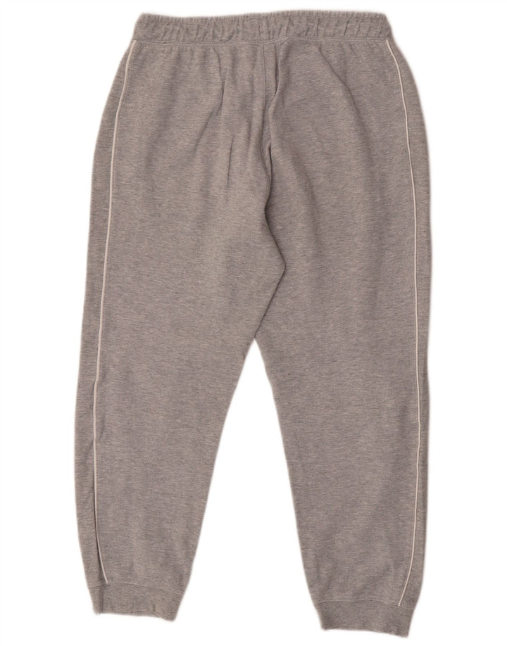 Calça de treino masculina Nike Joggers cinza médio algodão manchado