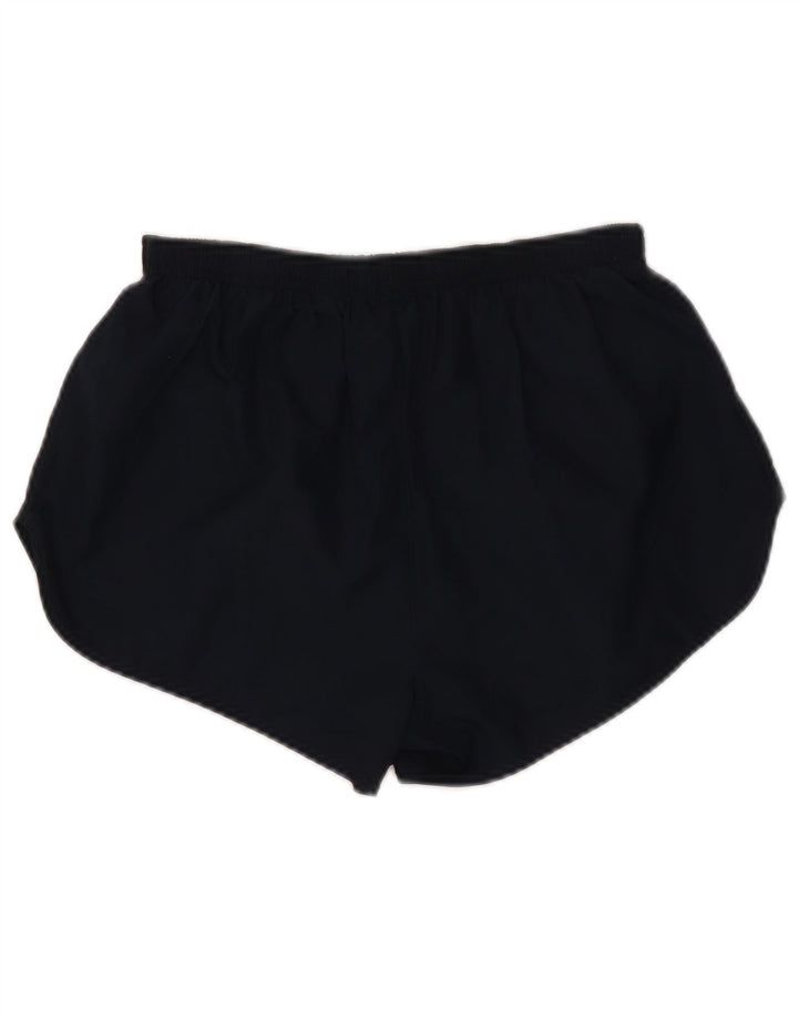 Shorts esportivos femininos NIKE UK 8 pequenos azul marinho poliéster