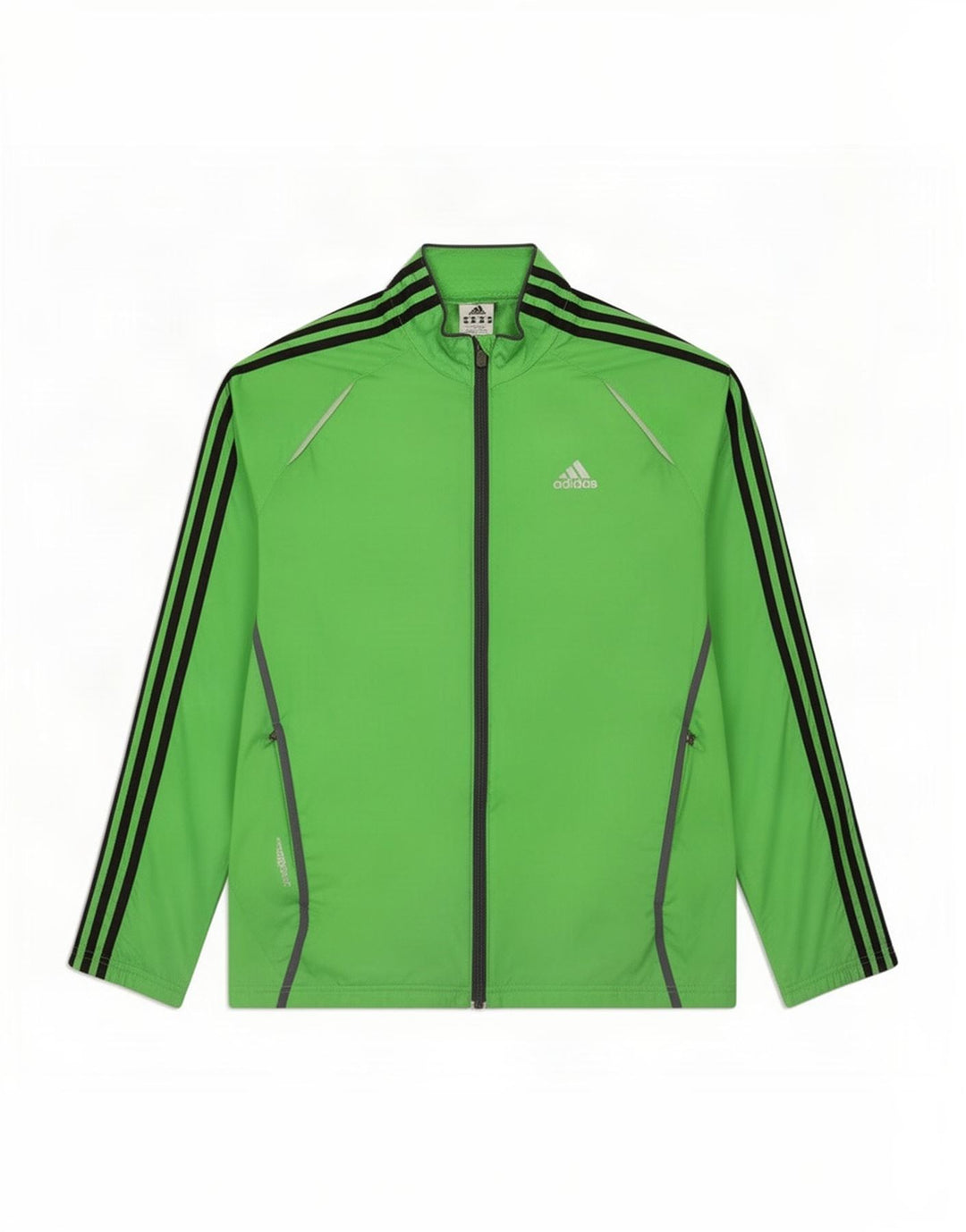 Adidas Mens Treino Top Jacket Pequeno Verde Nylon