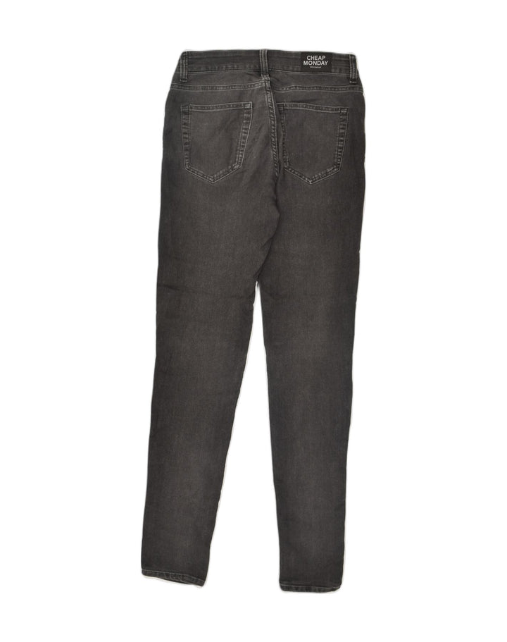 CHEAP MONDAY Womens Skinny Jeans W28 L29 Grey Cotton | Vintage Cheap Monday | Thrift | Second-Hand Cheap Monday | Used Clothing | Messina Hembry 