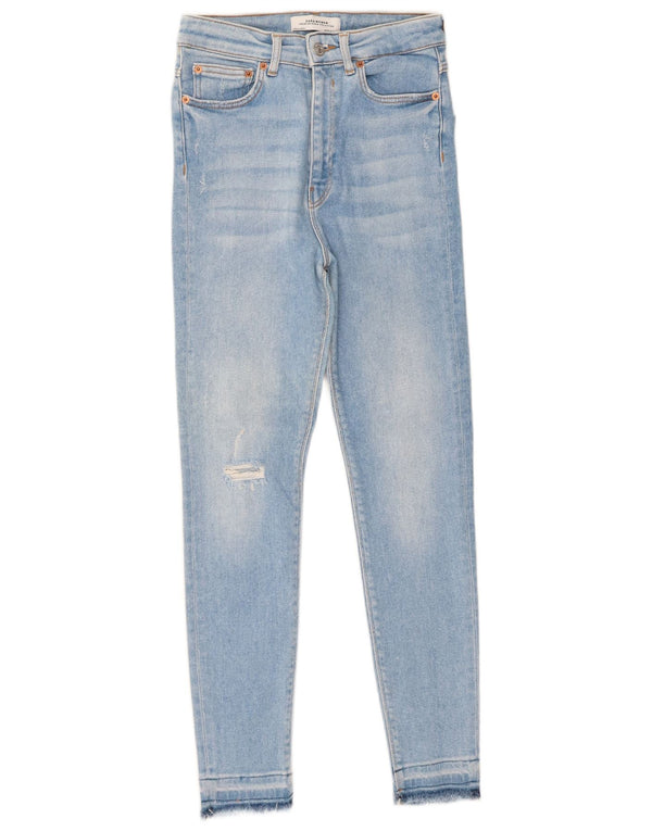 Calça jeans skinny feminina Zara EU 36 XS W26 L27 azul