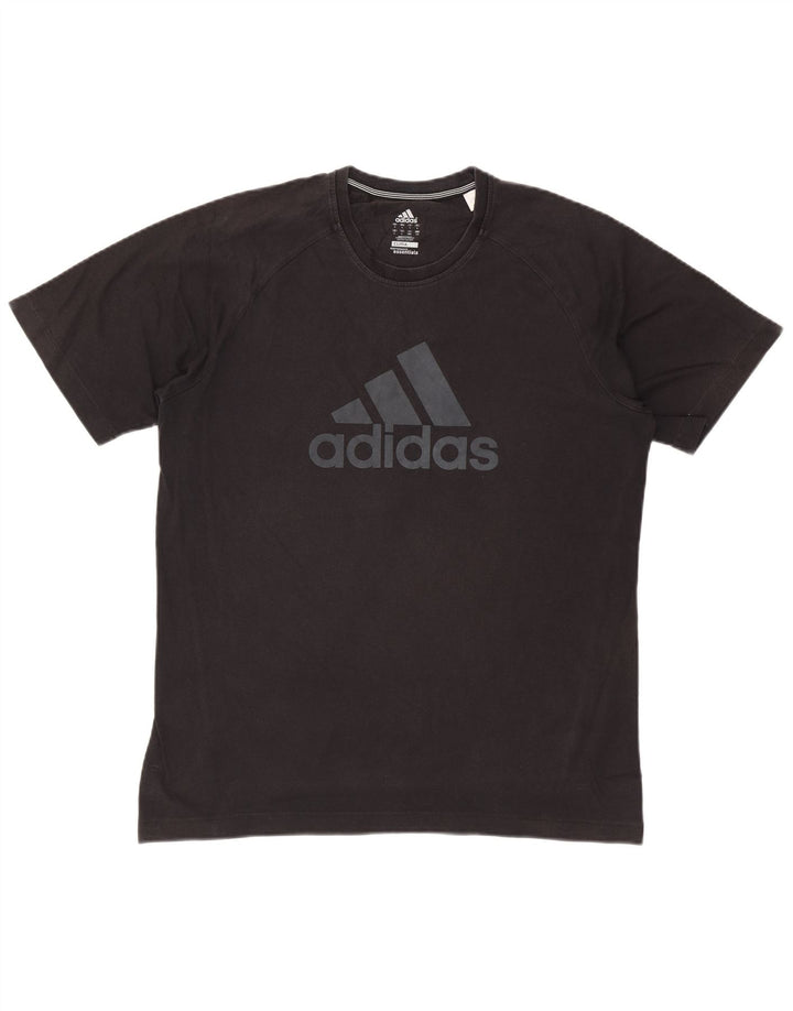 ADIDAS Mens Clima 365 Graphic T-Shirt Top Grande Preto