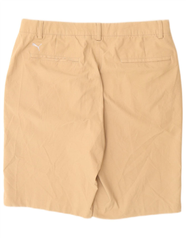 Shorts Chino Masculino PUMA W36 Grande Poliéster Bege