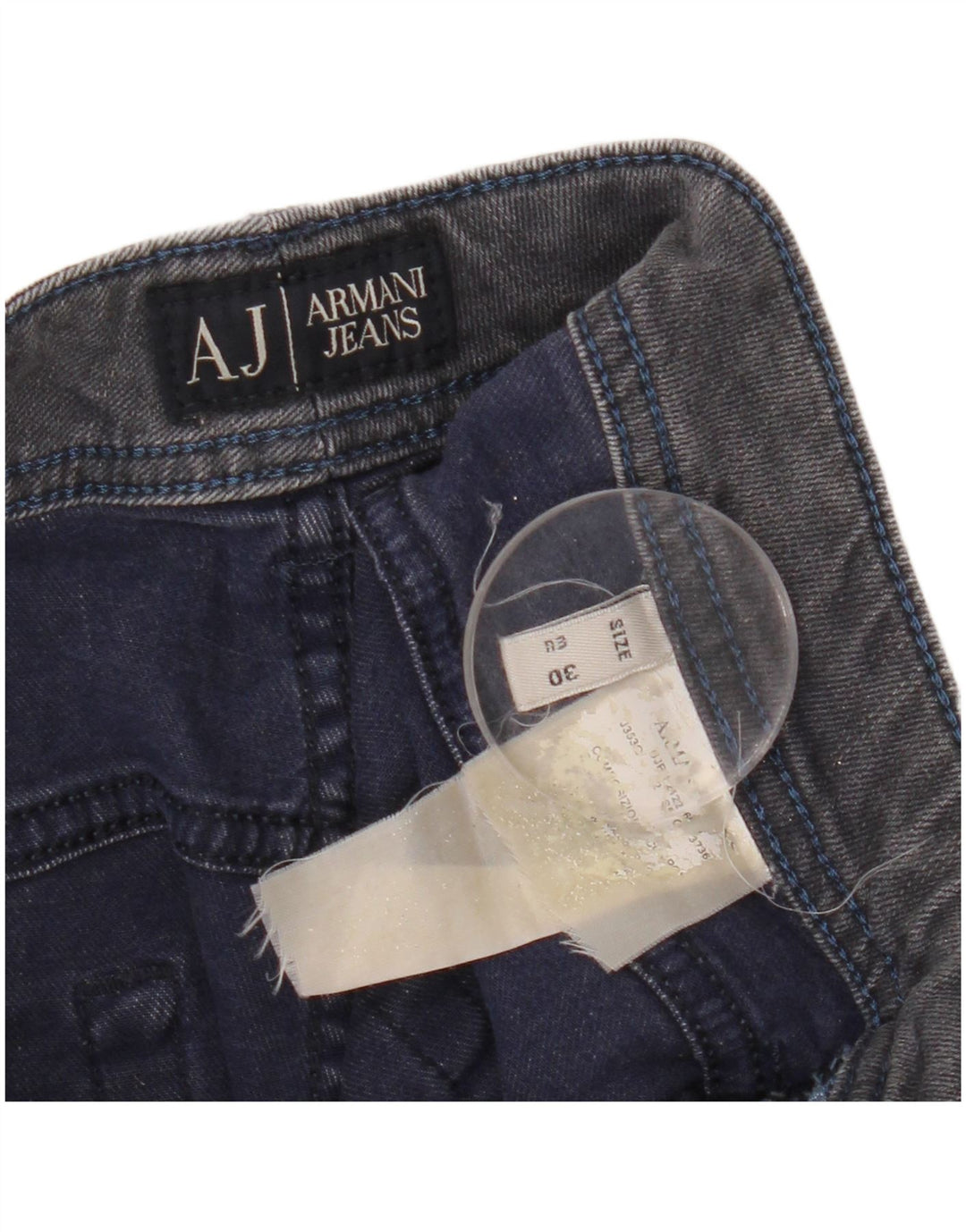 ARMANI Jeans Slim Feminino W30 L29 Cinza