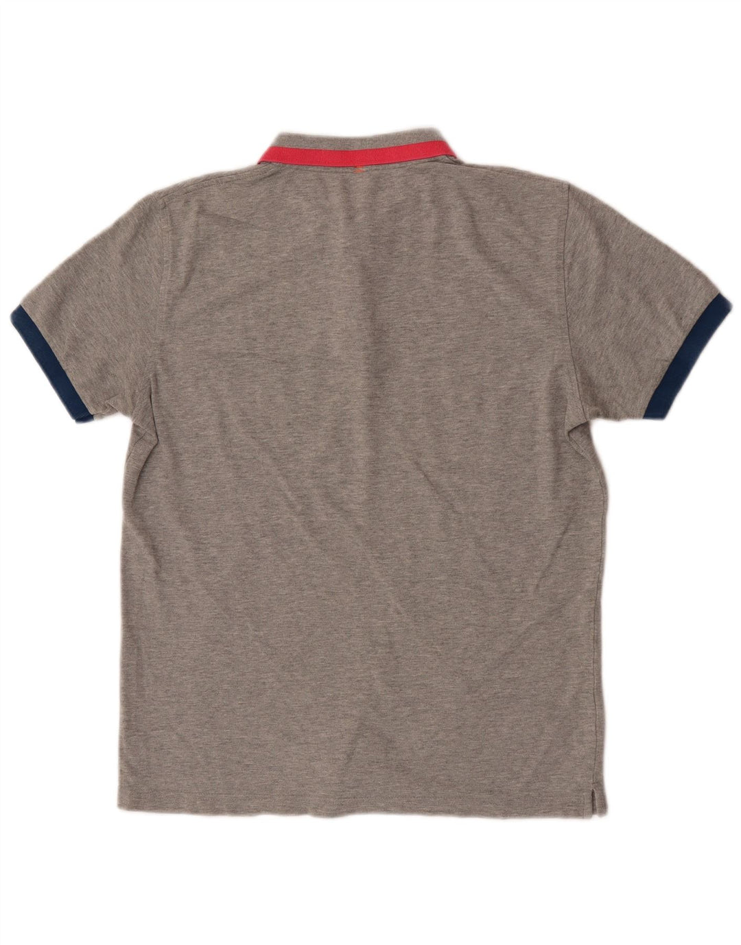 Camisa polo masculina Sun68 cinza médio manchado