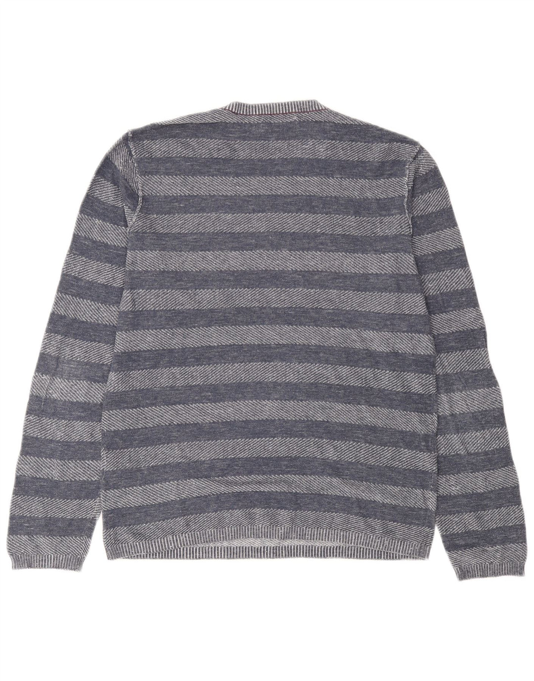 Suéter masculino Jack & Jones com gola redonda listrado azul marinho médio