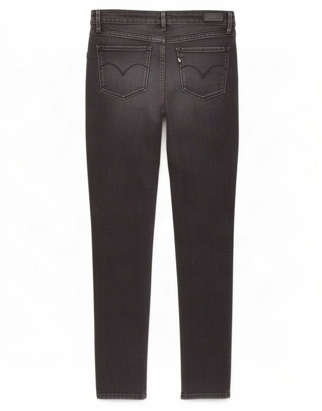 Jeans femininos Levi's Slim W27 L32 algodão preto