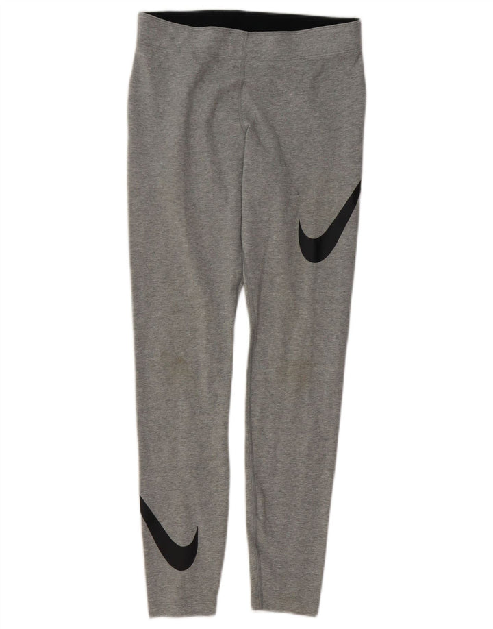 Leggings Nike Feminino UK 14 Médio Cinza Algodão Esportes