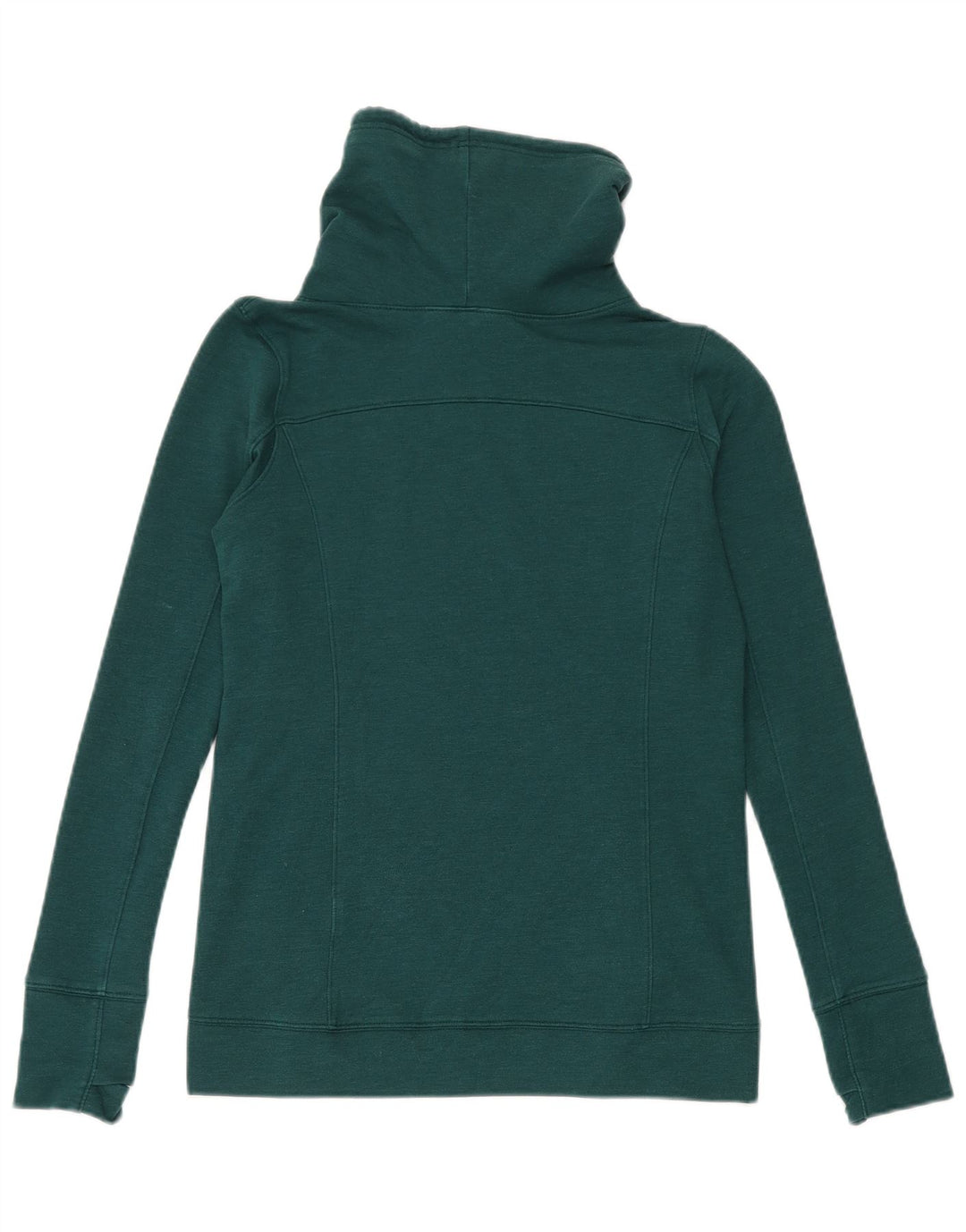 Under Armour feminino roll neck moletom jumper UK 10 pequeno verde