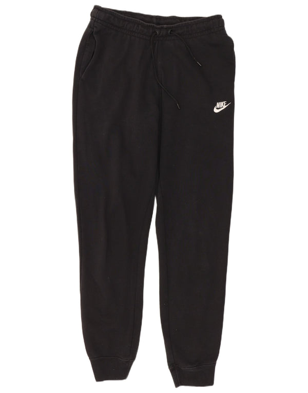 Calça de treino feminina Nike Joggers UK 10 pequeno algodão preto