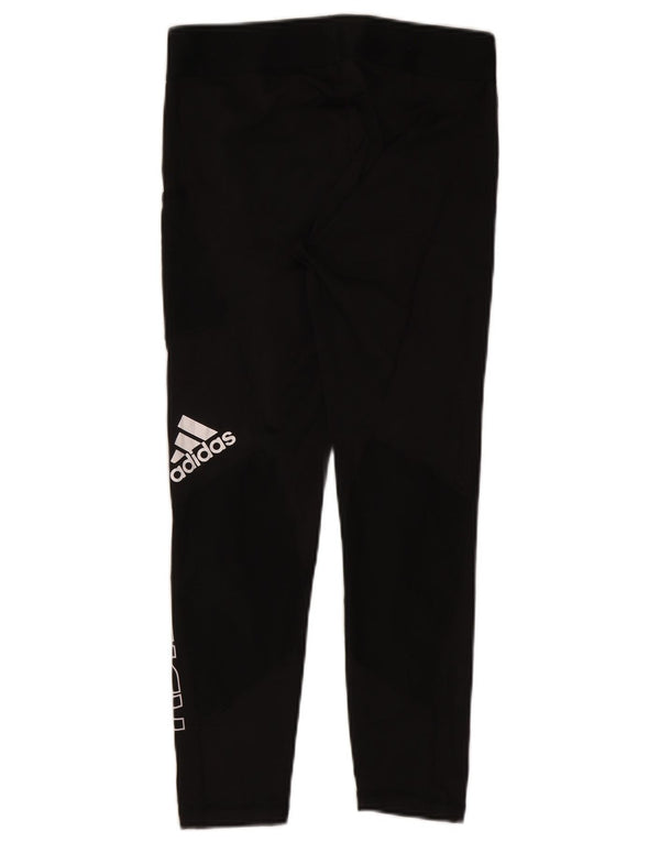 Leggings Adidas Aeroready Graphic Femininas UK 12/14 Médio Preto
