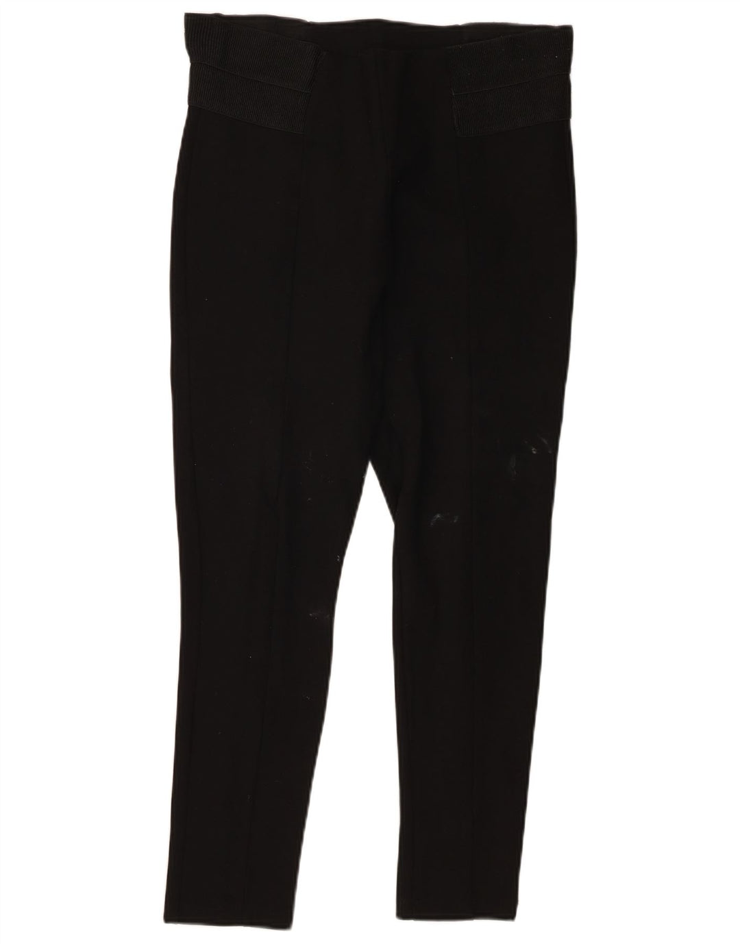 Zara Leggings Femininas UK 14 Grande Viscose Preta