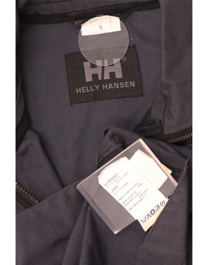Jaqueta utilitária masculina Helly Hansen Reino Unido 36 algodão azul marinho pequeno