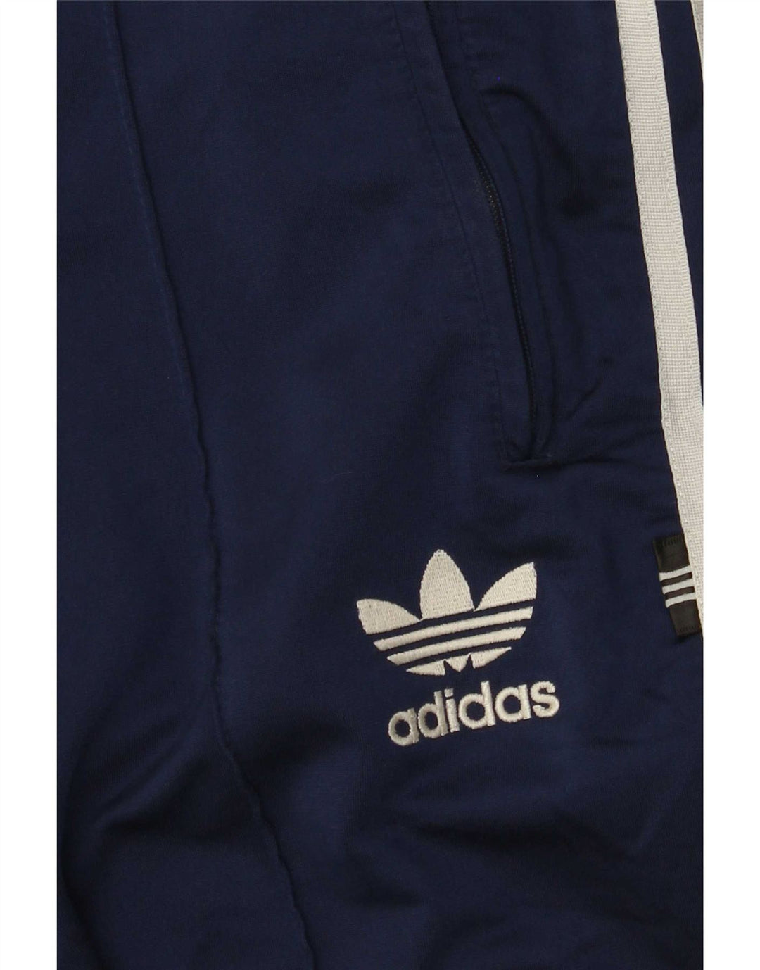 Calças de treino masculinas Adidas grandes azul marinho