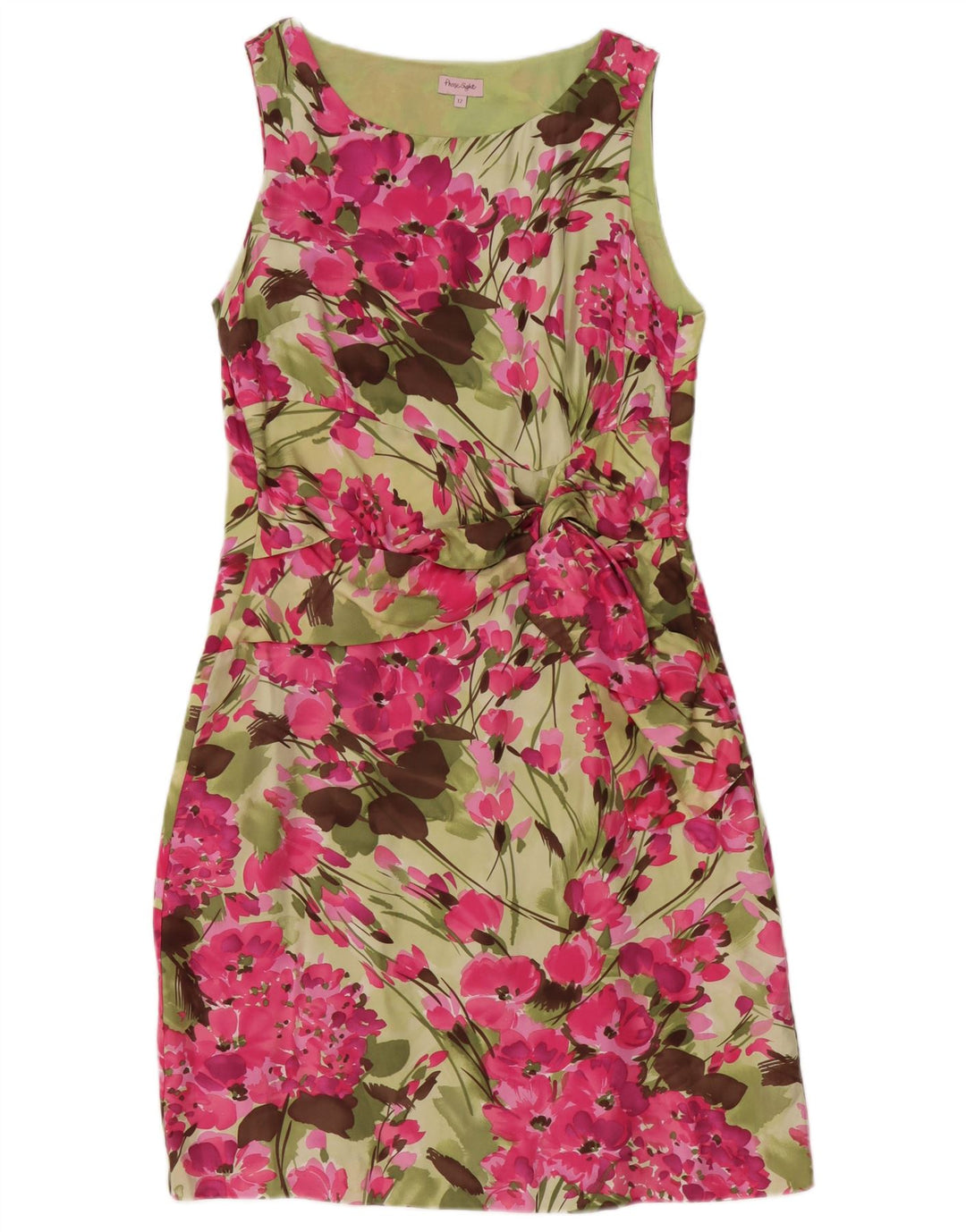 Vestido bainha feminino Phase Eight UK 12 médio floral multicolorido
