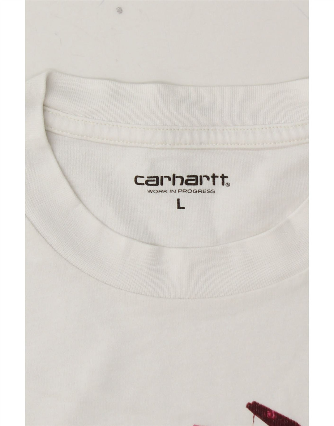 Camiseta masculina gráfica CARHARTT grande algodão branco