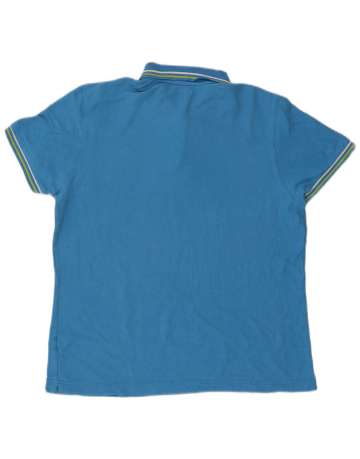 Camisa polo masculina Lotto grande azul