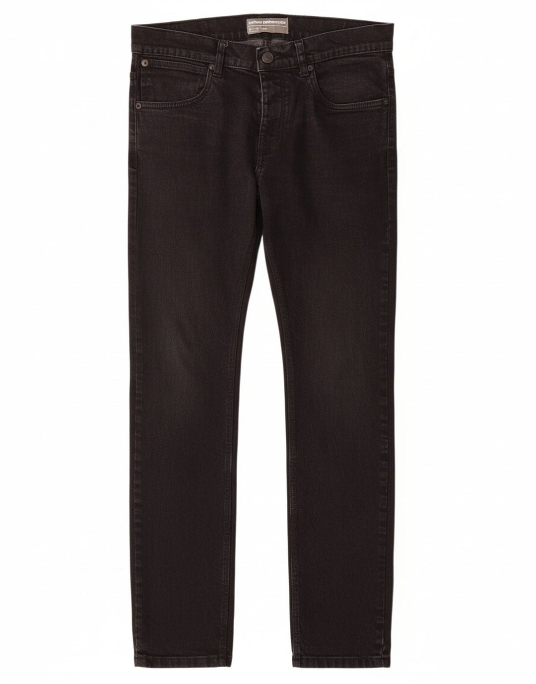 FRENCH CONNECTION Jeans feminino slim W32 L32 algodão preto