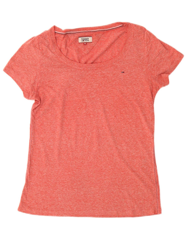 Camiseta feminina TOMMY HILFIGER UK 12 rosa médio