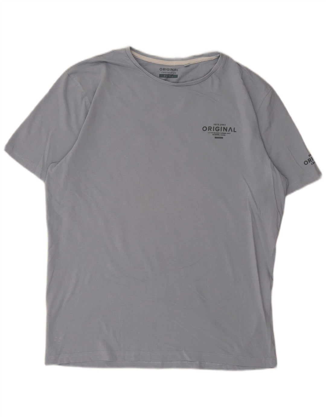 Camiseta gráfica masculina Jack & Jones Top XL azul