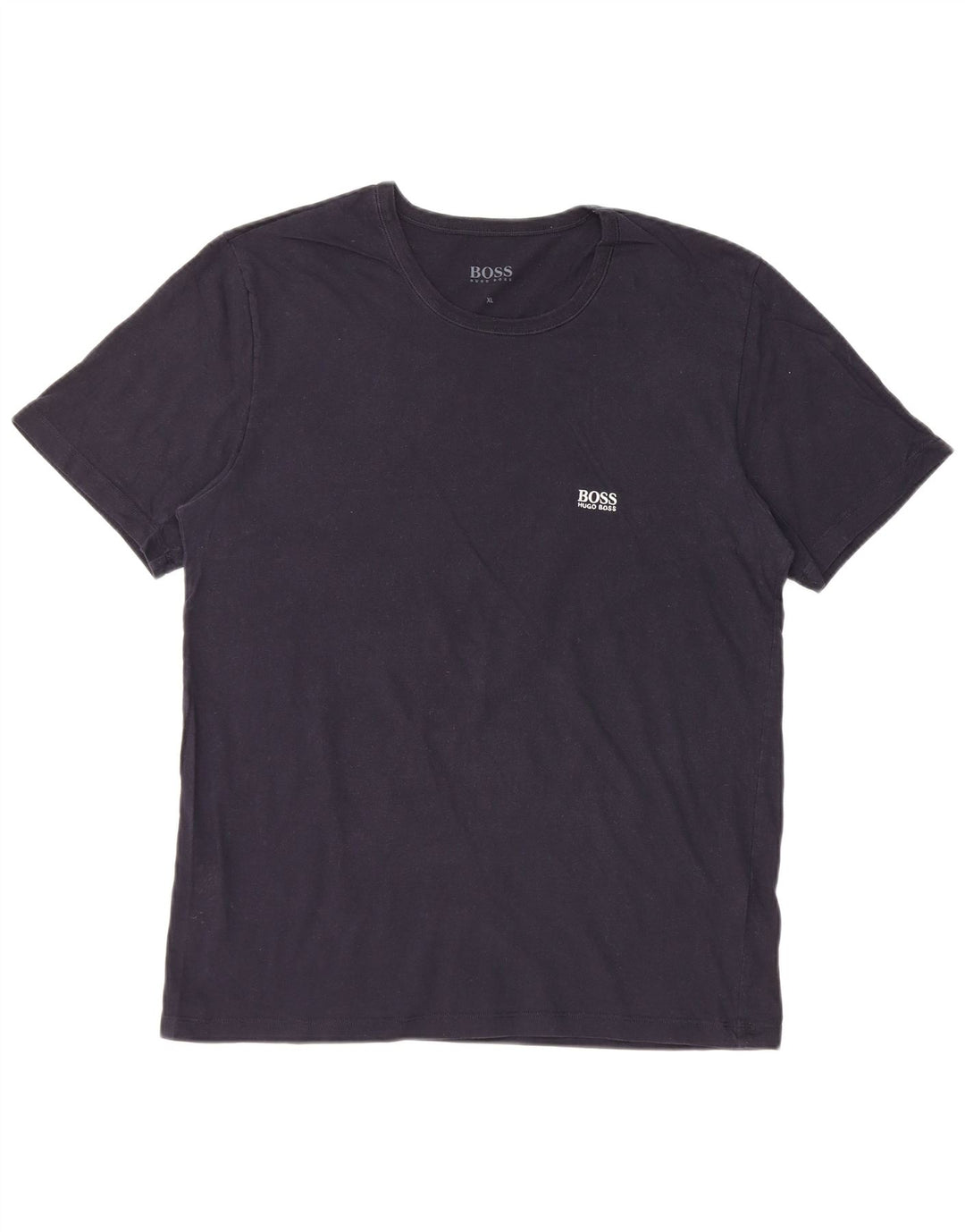 Camiseta feminina HUGO BOSS Top UK 18 XL azul marinho algodão