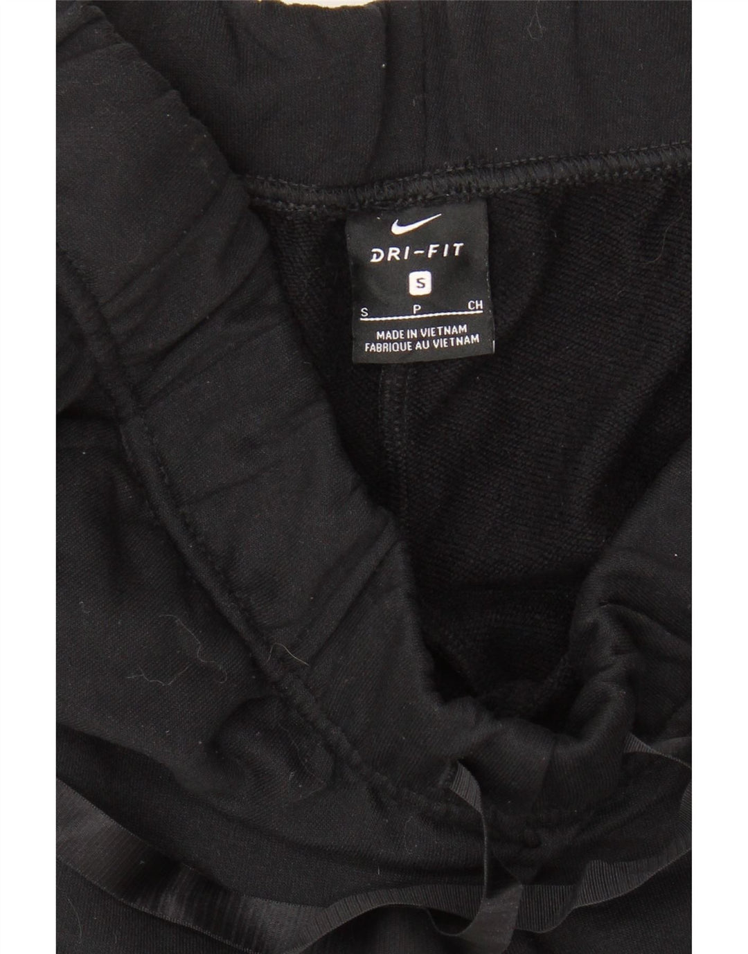 NIKE Womens Dri Fit Tracksuit Trousers Joggers UK 10 Small Black Polyester