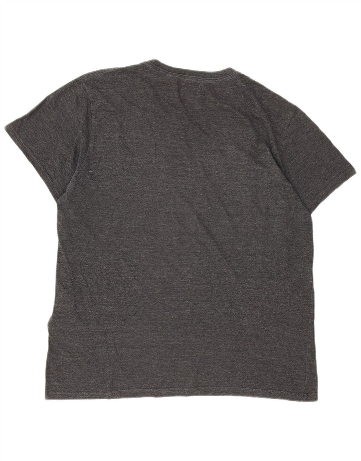 Camiseta masculina LEVI'S grande algodão manchado cinza