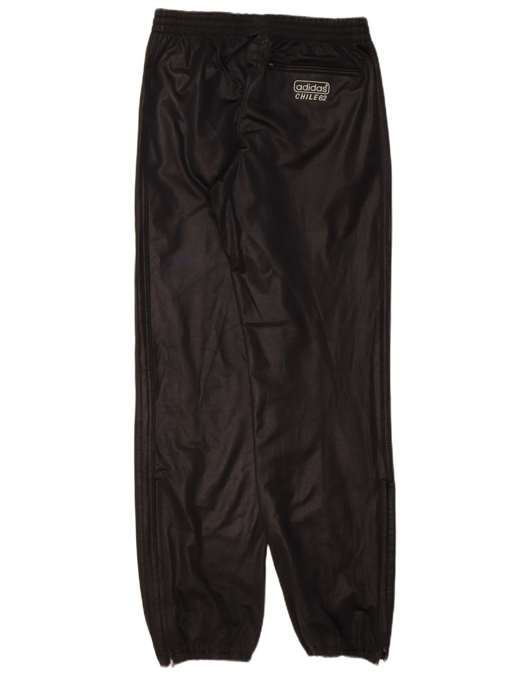 Adidas Mens Chile 62 Calças de treino Joggers Pequeno Poliéster Preto