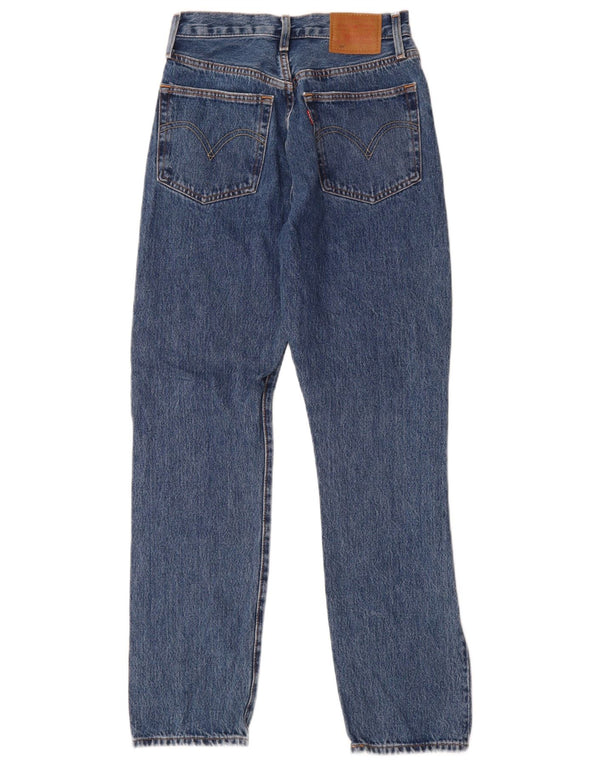 Calça Jeans Levis Feminina 501 Straight W30 L26 Azul