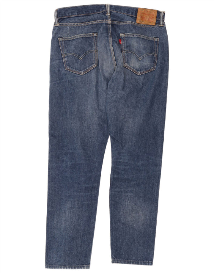 Levi's Masculino 501 Straight Jeans W34 L27 Azul Algodão